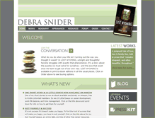 Tablet Screenshot of debrasnider.com